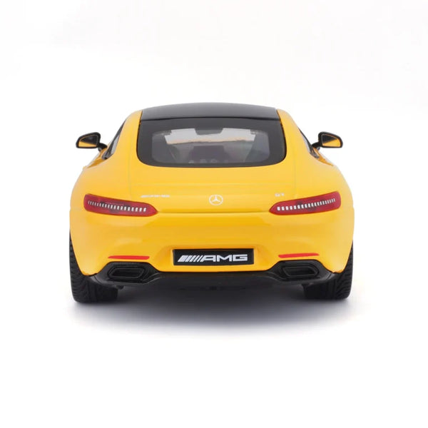Maisto 1:24 Mercedes-Benz AMG GT Yellow Licensed Diecast Scale Model Car