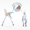 R For Rabbit High Chair Marshmallow Lite Blue