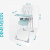 R For Rabbit High Chair Marshmallow Lite Blue