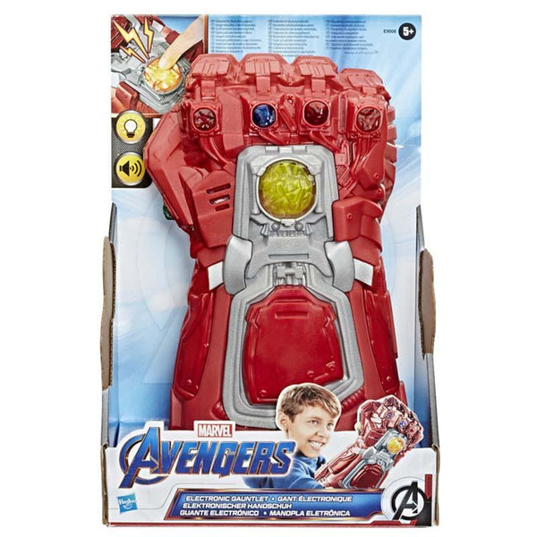 Marvel Avengers: Endgame Red Infinity Gauntlet Electronic Fist Roleplay Toy with Lights and Sounds