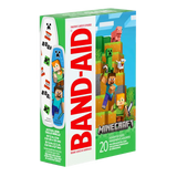 BAND-AID Brand Minecraft Adhesive Bandages 20 Count – Assorted