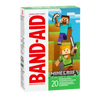 BAND-AID Brand Minecraft Adhesive Bandages 20 Count – Assorted