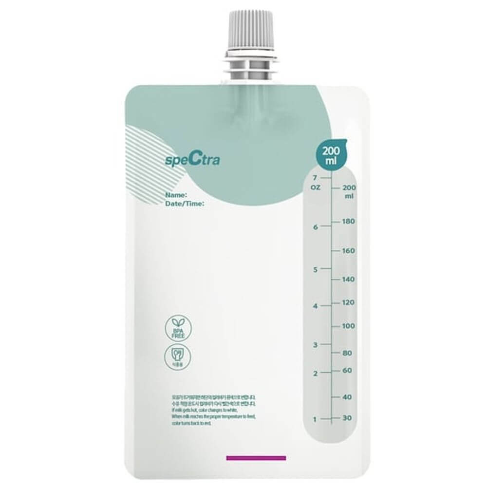 Spectra Simple Store Replacement Milk Collection Bags – 30ct, 200mL