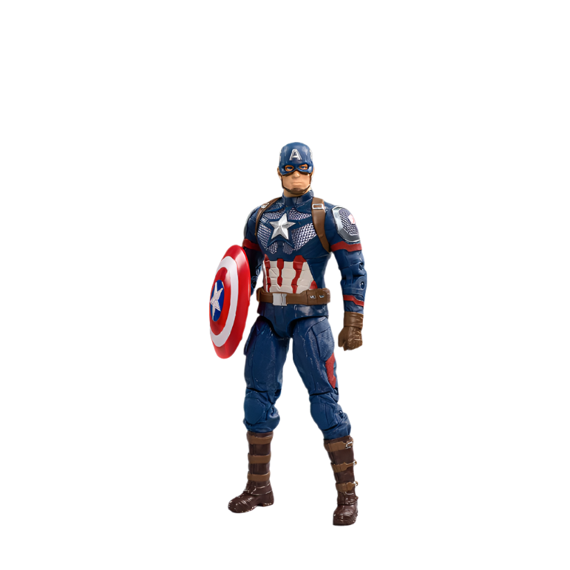 ZD Toys Marvel Avengers Endgame Captain America Action Figure 7 Inch Multicolor