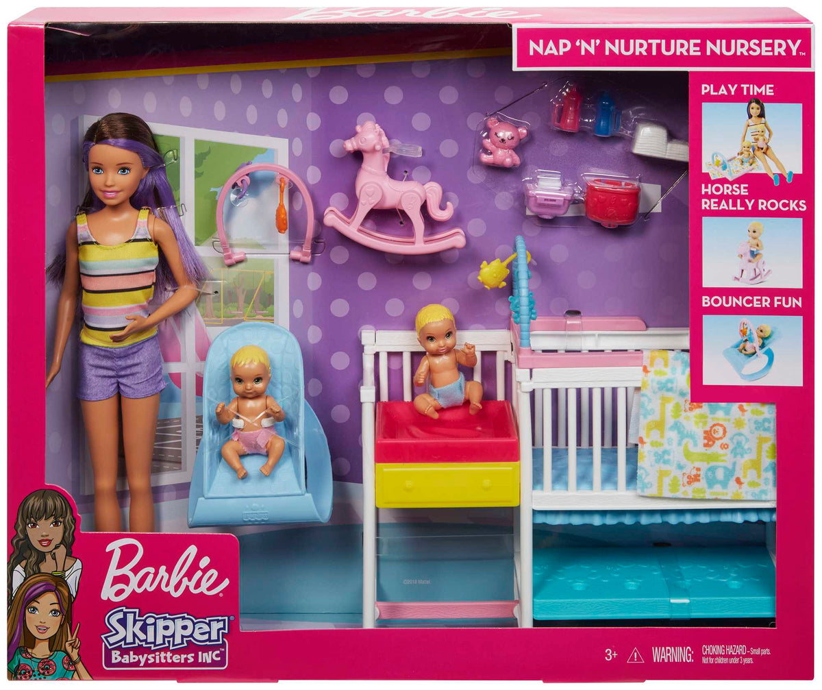 Barbie Skipper Babysitters Nursery Doll