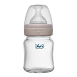 Chicco Well Being Glass Feeding Bottle 120 ml Slow Flow Neutral