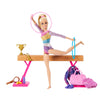Barbie Gymnastics Playset With Blonde Fashion Doll & Balance Beam