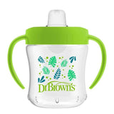 Dr Browns 6 Oz/180 Ml Soft Spout Transition Cup With Handle Green