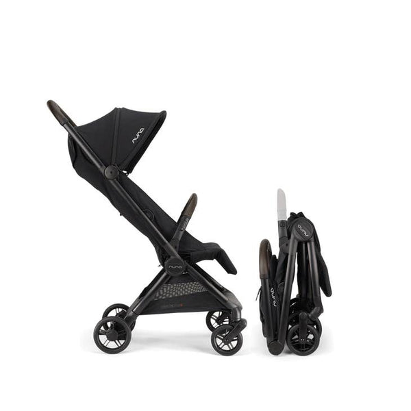Nuna VIAA™ cabn Ultra-Compact Cabin Stroller Birth to 22kg Caviar