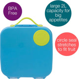 b.box Lunchbox 2 L 25.3 × 21.5 × 7.3 cm Ocean Breeze Blue & Green