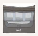 Joie Illusion™ Travel Cot with Bassinet & Changer – Nickel