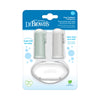 Dr. Brown's Silicone Finger Toothbrush With Case Pack Of 2 - Grey And Light