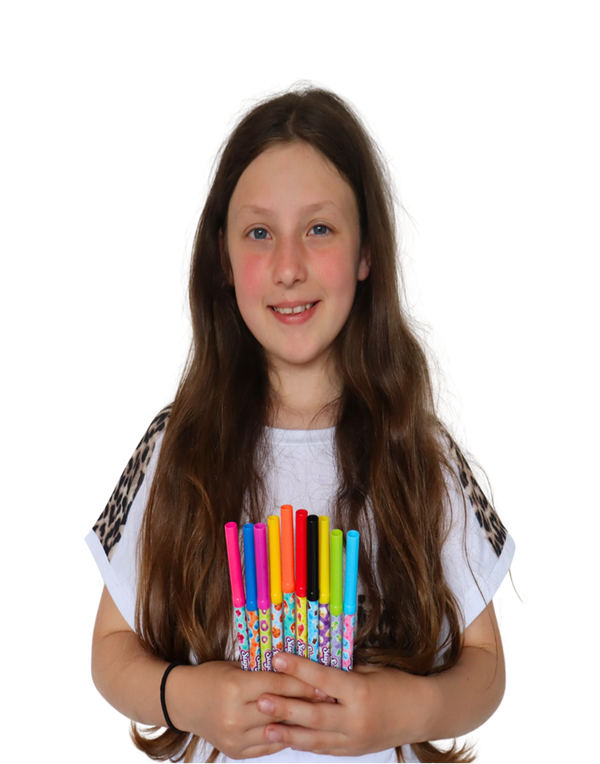 Scentos Sweet Shop Fine Line Markers, Pack of 10