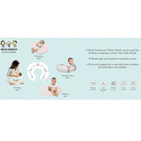 Sunnozy Nursing & Feeding Pillow with Removable Cover Mint Green