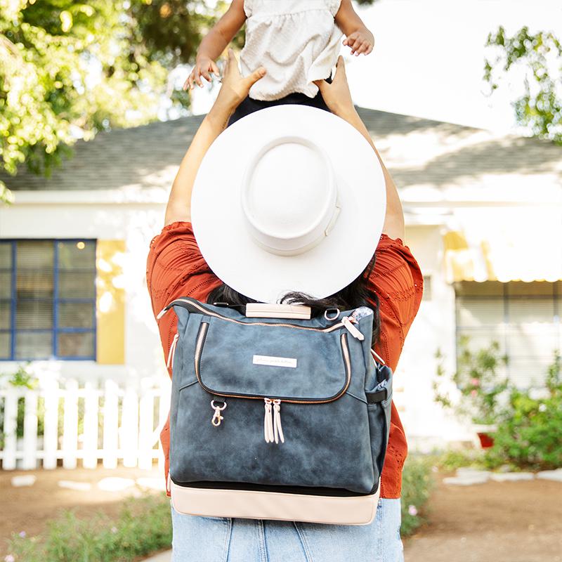 Petunia Pickle Bottom Diaper Bag Pivot Indigo Blush