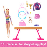 Barbie Gymnastics Playset with Blonde Doll & Balance Beam – HRG52