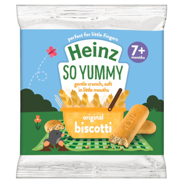 Heinz So Yummy Original Biscotti Baby Snack – 7+ Months