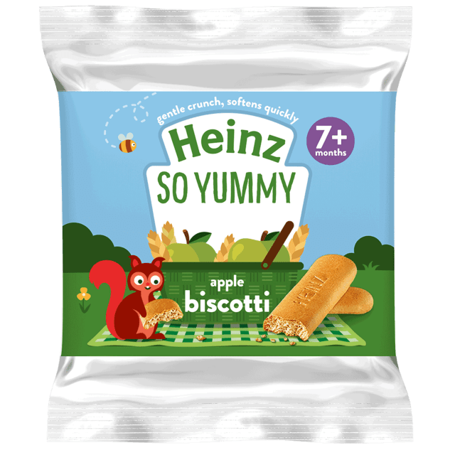Heinz So Yummy Apple Biscotti Baby Snack – 7+ Months