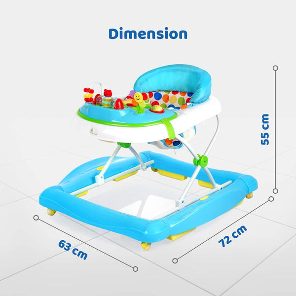R for Rabbit Baby Walker Rock - N Walk Blue