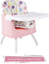 R For Rabbit High Chair Cherry Berry Grand Pink White