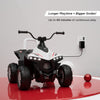 EMotorad Formula Fun Turbo Trek ATV Ride On - White