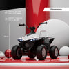 EMotorad Formula Fun Turbo Trek ATV Ride On - White