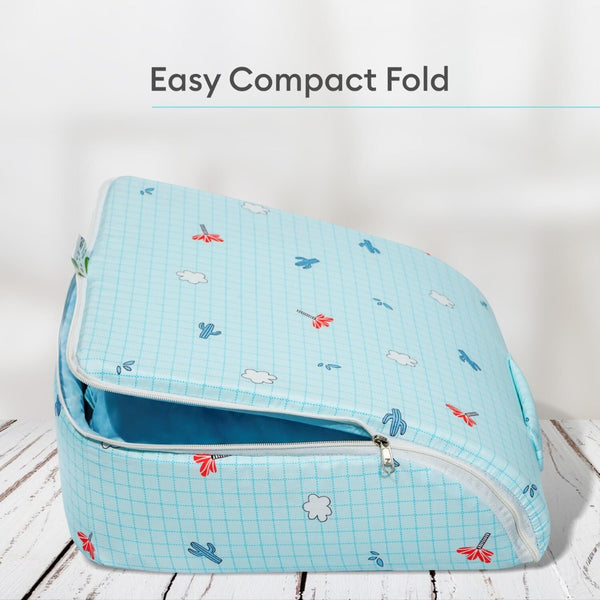 R For Rabbit Bedding Baby Nest Lite Blue