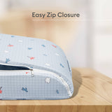 R For Rabbit Bedding Baby Nest Lite Grey