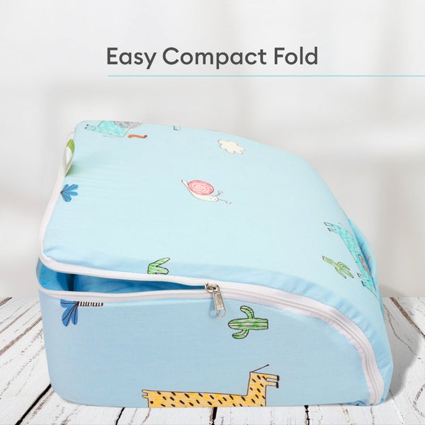 R For Rabbit Bedding Baby Nest Lite Sky Blue