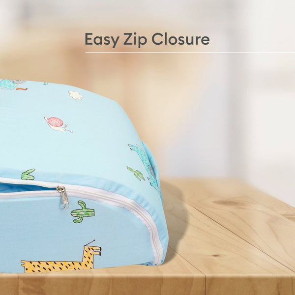 R For Rabbit Bedding Baby Nest Lite Sky Blue