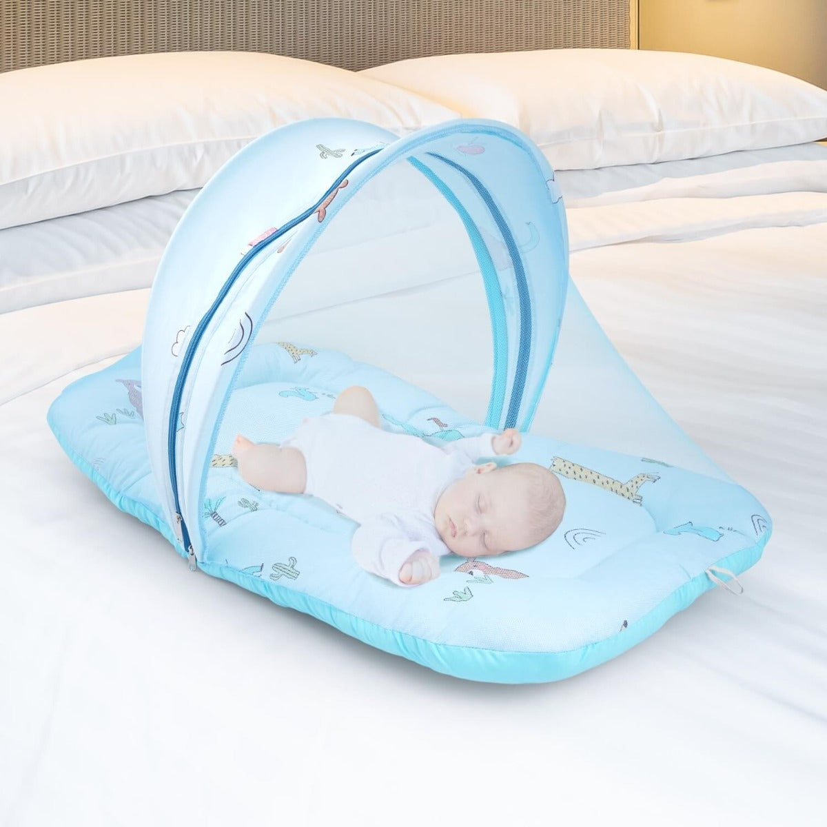 R For Rabbit Bedding Snuggy Safari Blue