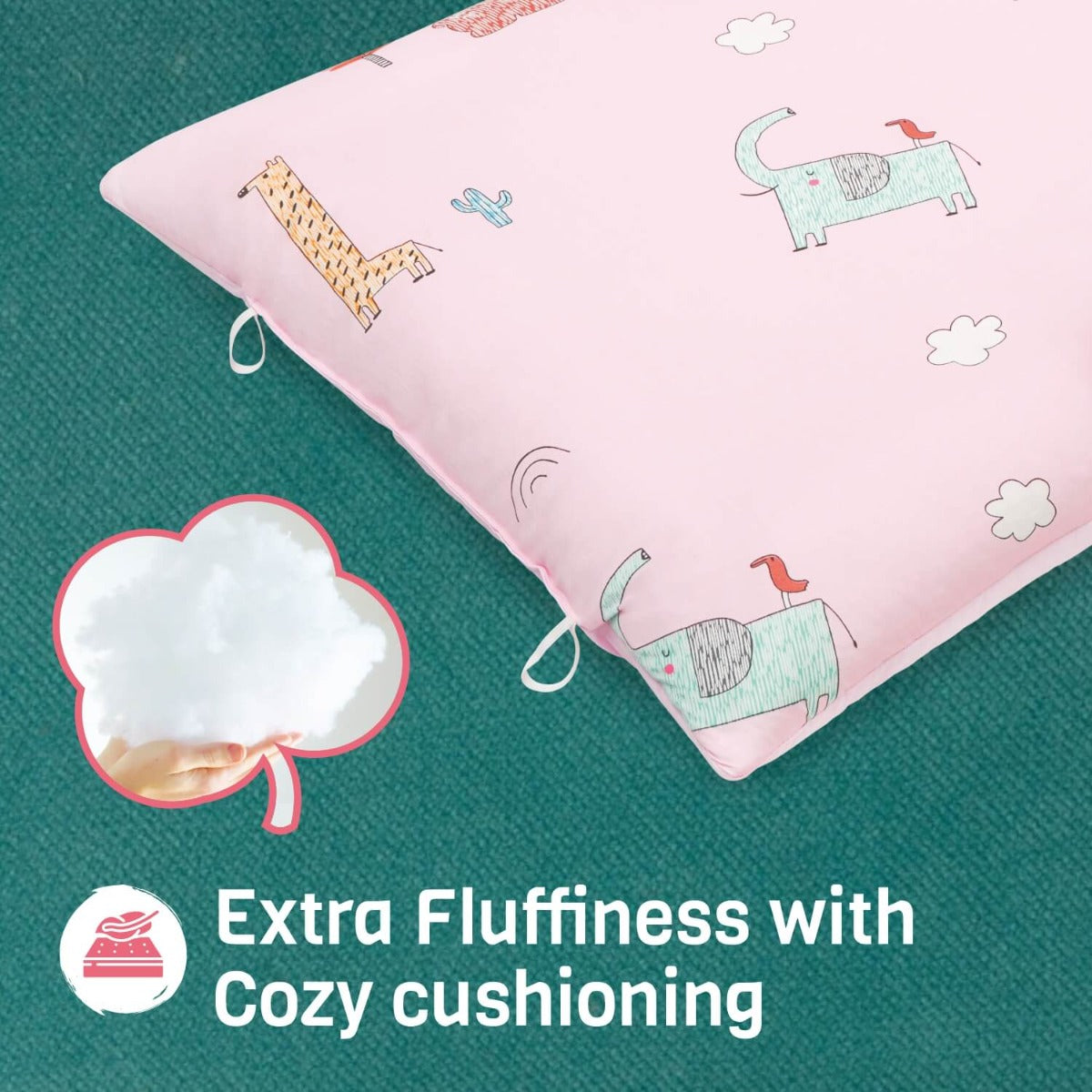 R For Rabbit Bedding Snuggy Forest Pink