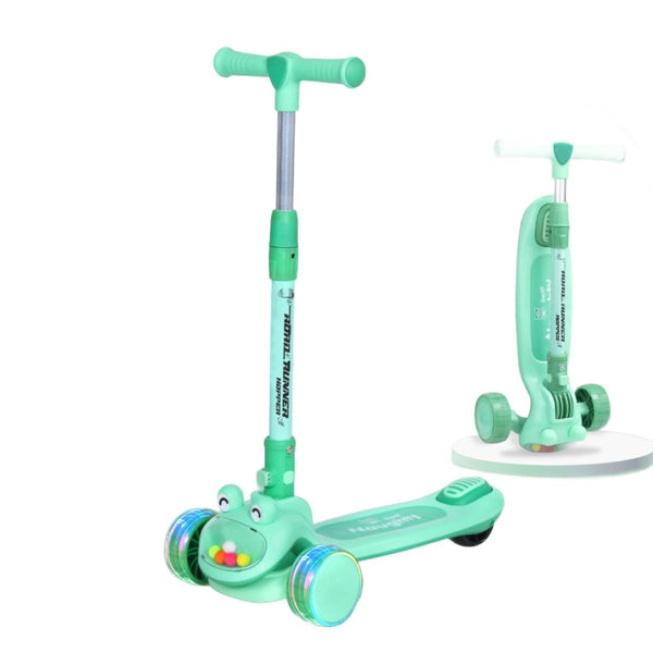 R for Rabbit Scooter Road Runner - Hopper Green
