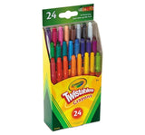 Crayola Mini Twistables Crayons Pack of 24 Multicolour