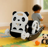Playgro Kids 2 in 1 Rocking Panda Slide Compact – Black & White