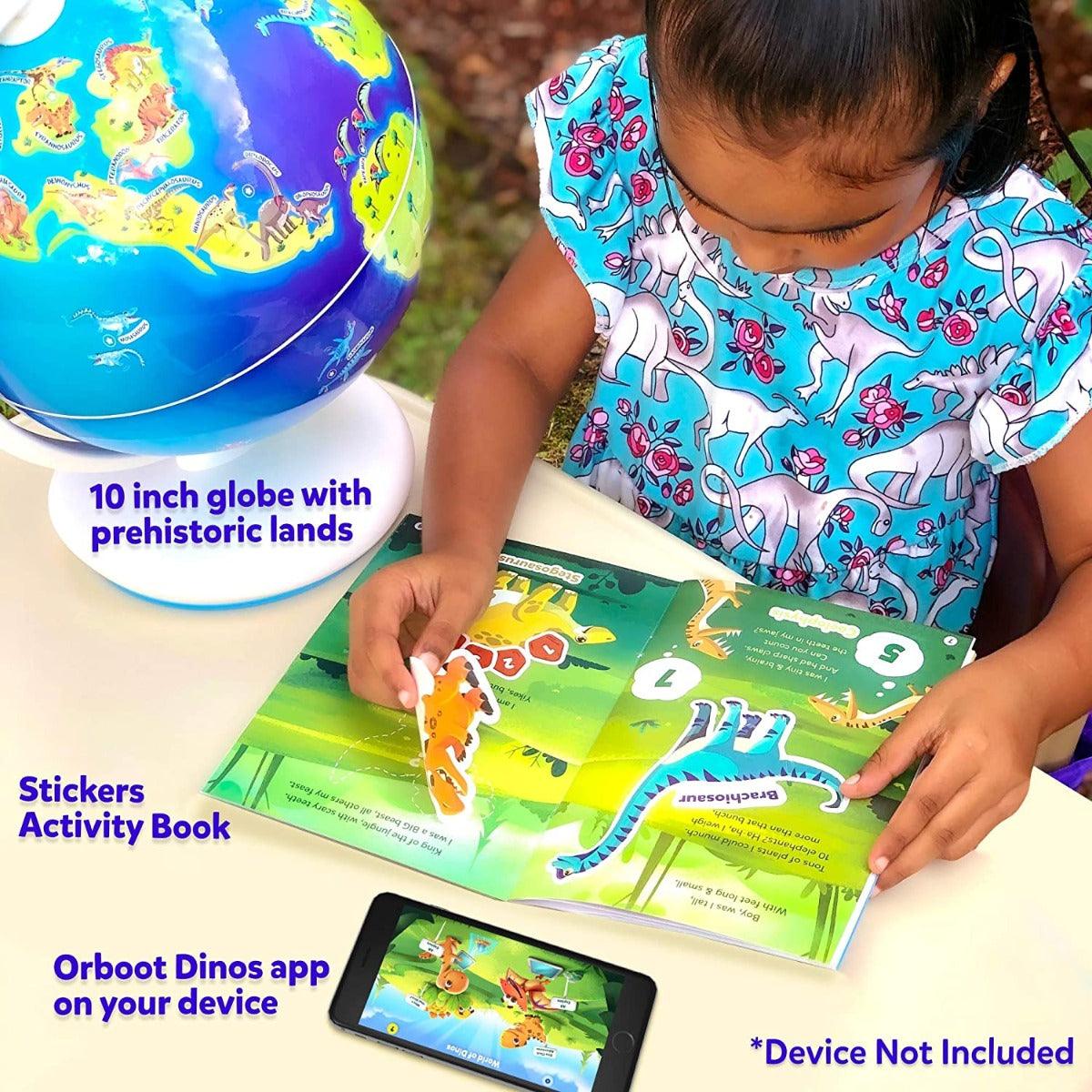 Shifu Orboot Dinos - Interactive AR World of Dinosaurs Globe for Kids