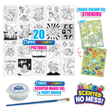 Scentos CleanColouring Magic Gel Painting Adventure Set