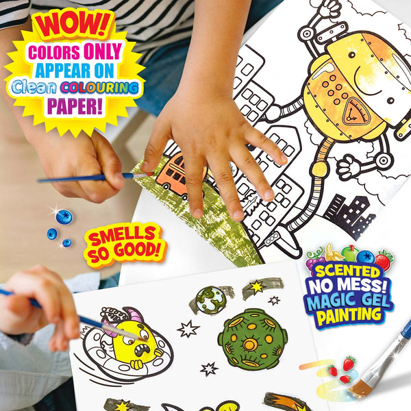 Scentos CleanColouring Magic Gel Painting Adventure Set