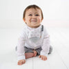 Cheeky Chompers Silver Stars Muslin Neckerchew