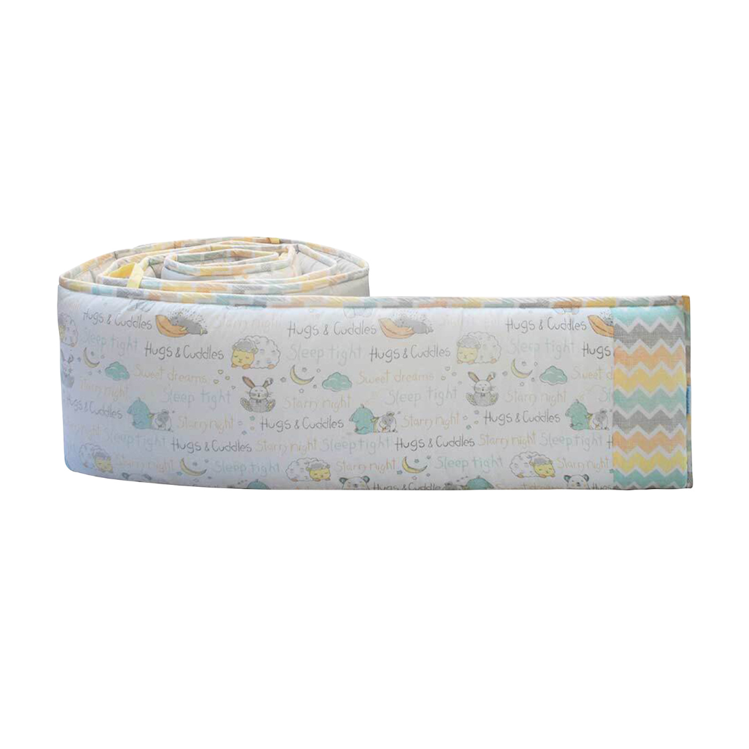 Abracadabra Sleepy Friends Full Cot Bumper – Multicolour