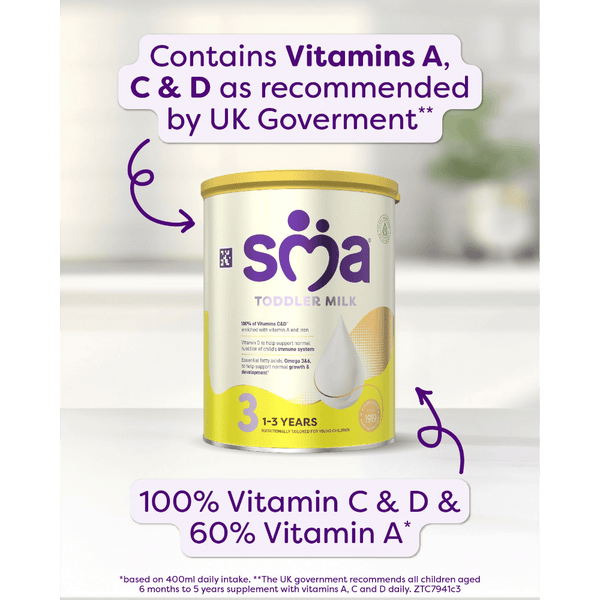 SMA Toddler Milk Powder Stage 3, 1-3 years - 800g