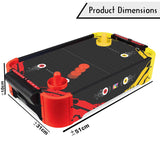 iToys Tabletop Air Hockey Small – Red, Black & Yellow