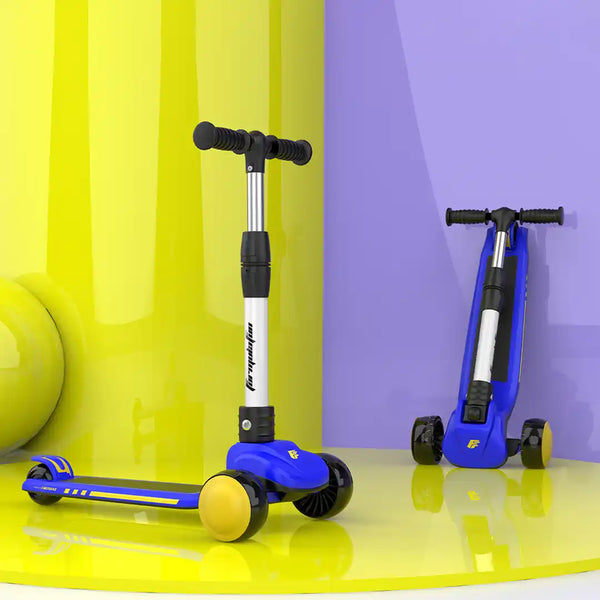 EMotorad Formula Fun Speed Glide Ride on Scooter - Blue