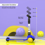 Formula Fun by EMotorad Speed Glide Kick Scooter 3Y+ Blue