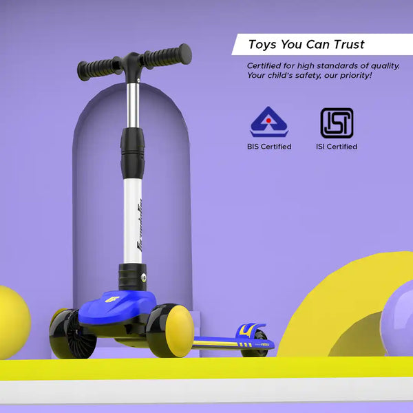 EMotorad Formula Fun Speed Glide Ride on Scooter - Blue