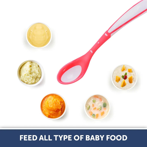 Hopop Heat Sensor Color Changing Spoons Pack Of 2 - Assorted Colour