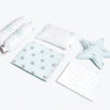 Masilo Organic Cotton Cot Bedding Set – Sleepy Star (Blue)