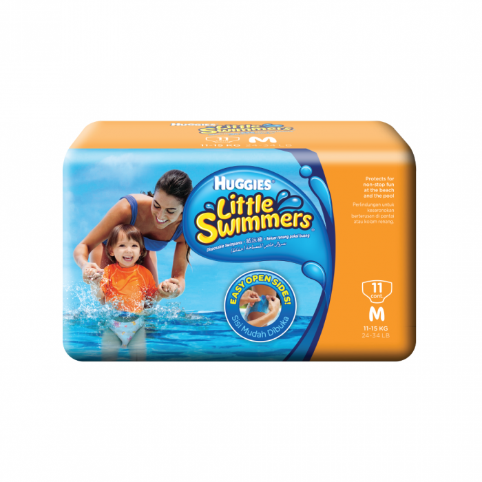 Huggies Little Swimmers Medium 11 To 15 Kgs (Pack Of 11)