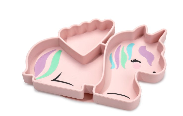 Melii Silicone Suction Plate Unicorn 6M+ – Multicolor