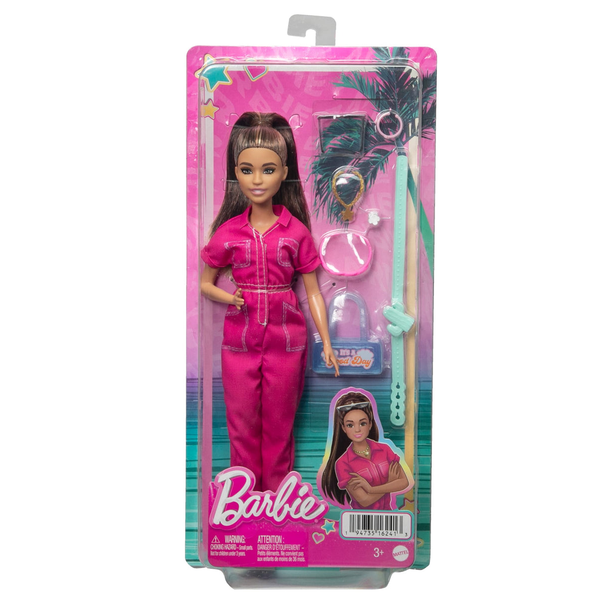 Barbie Trendy Pink Jumpsuit Doll